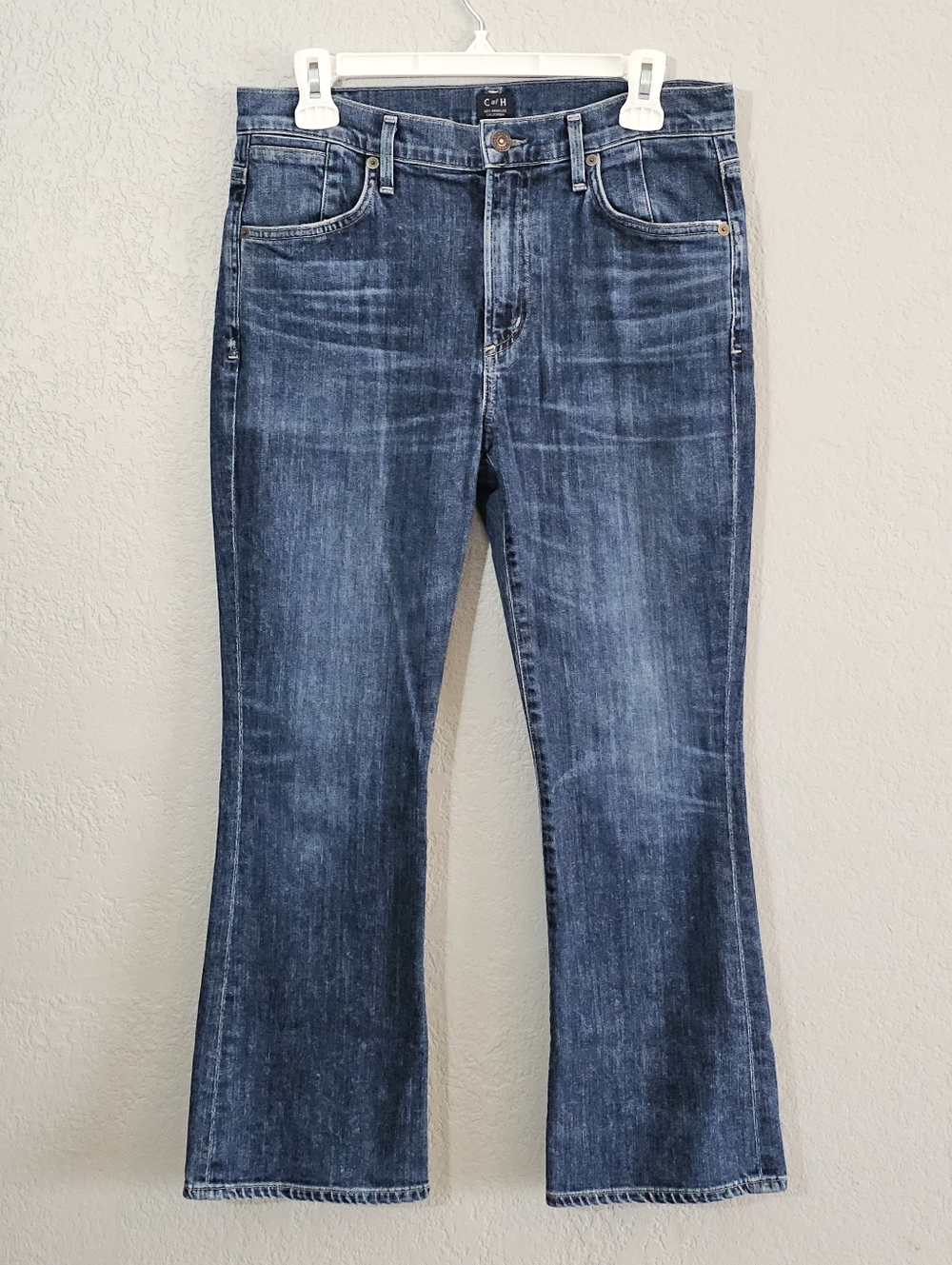 Citizens Of Humanity Fleetwood Crop High Rise Flare Jeans Womens 29 - Picture 2 of 12